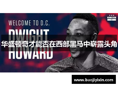 华盛顿奇才能否在西部黑马中崭露头角